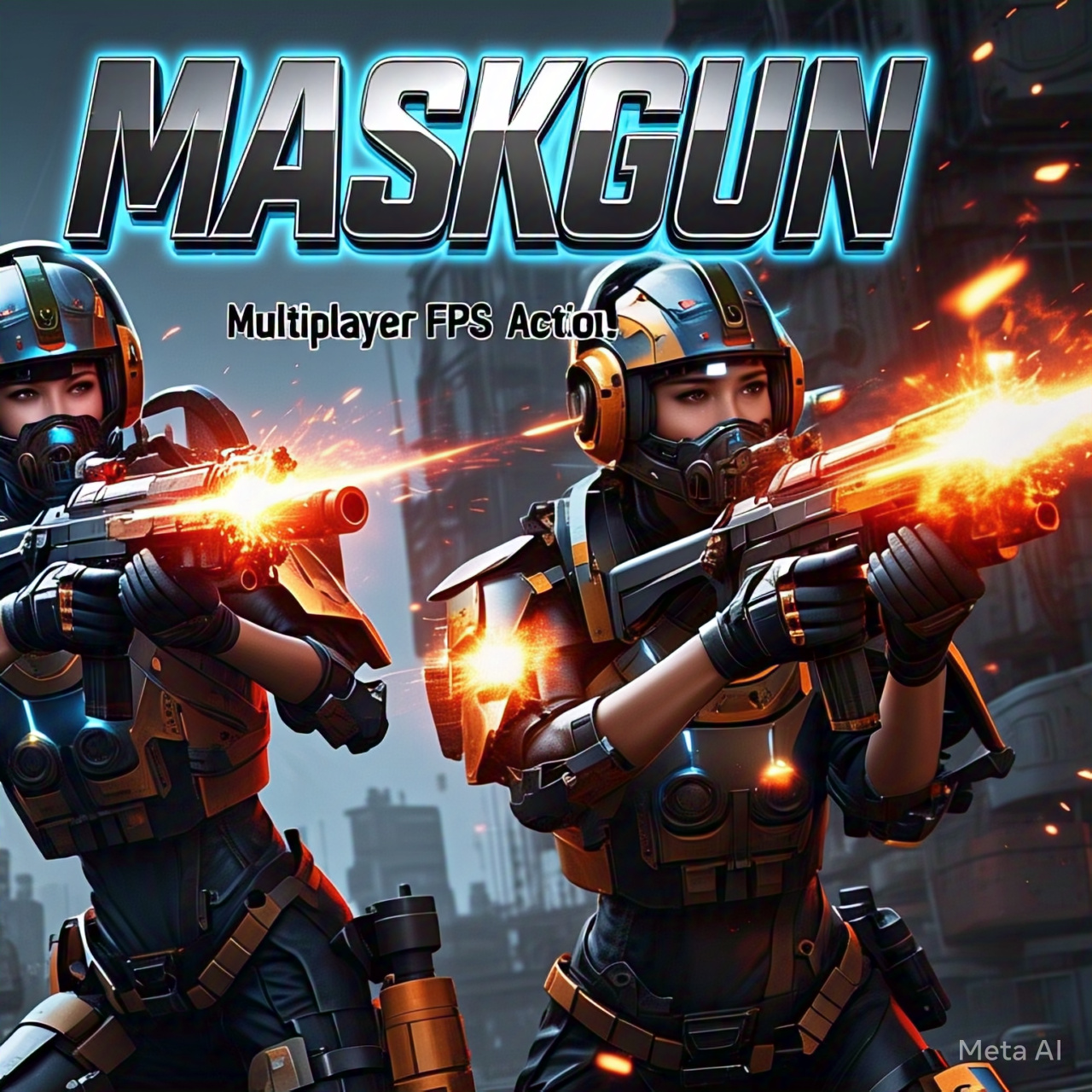 MaskGun – Real-Time Multiplayer FPS Shooter